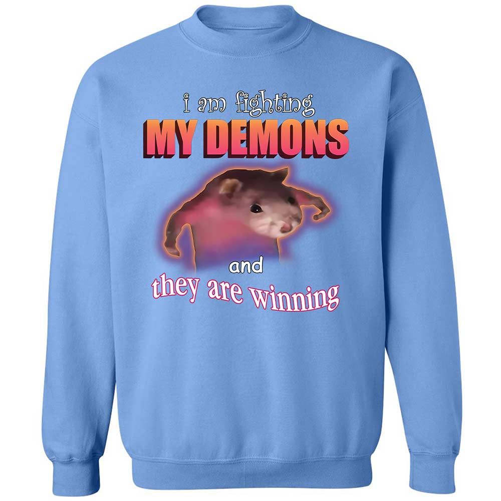 I'm fighting my demons - Carolina Blue - 5