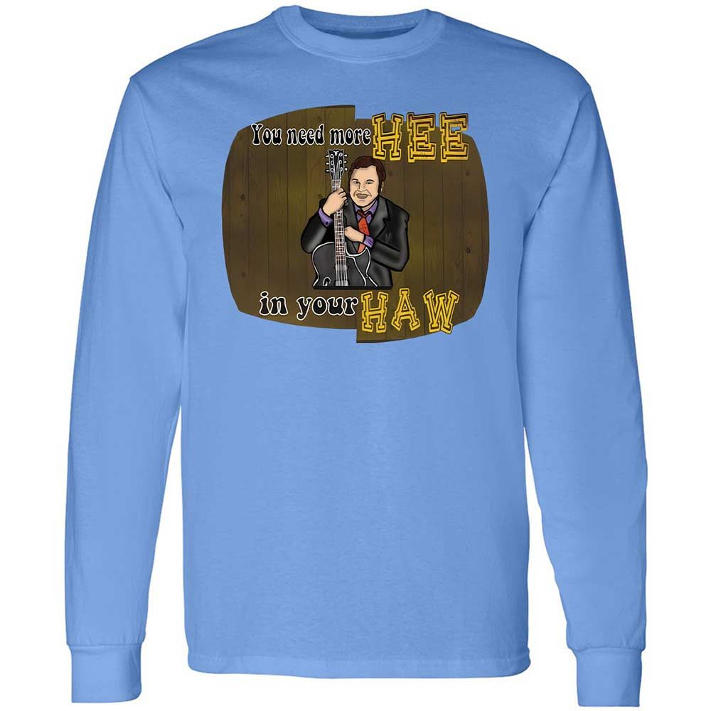 Long Sleeve T-Shirt - QY75RVZQ - Carolina Blue - 5