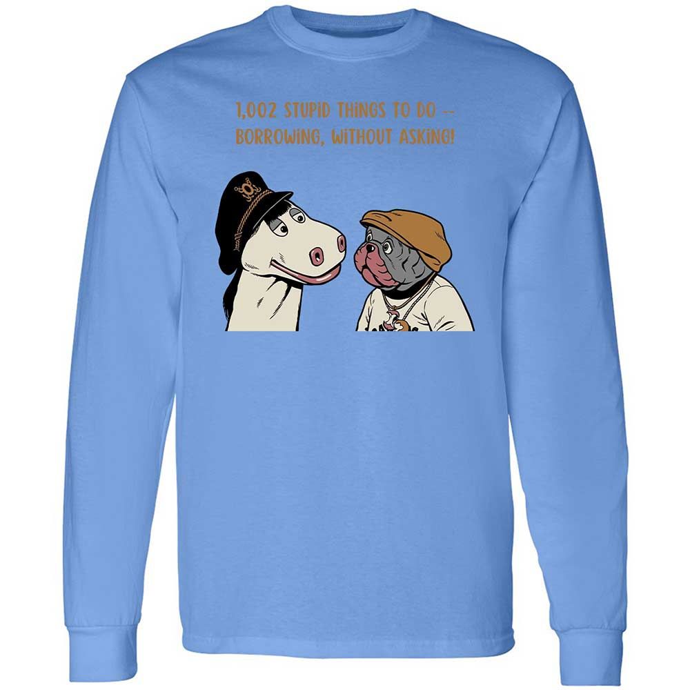 Long Sleeve T-Shirt - EM71BH8F - Carolina Blue - 5