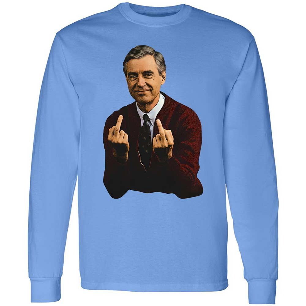 Long Sleeve T-Shirt - BD58P9Y7 - Carolina Blue - 5