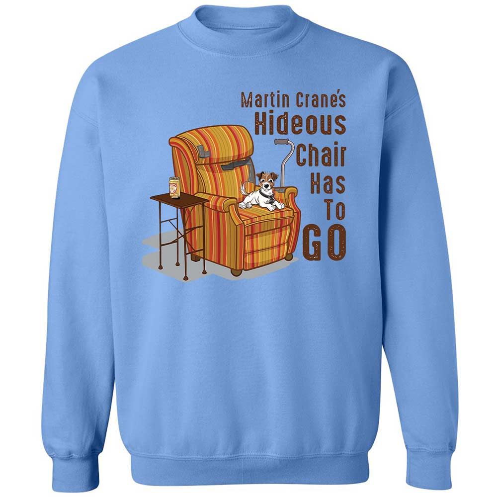 Martin Crane's Hideous Chair - Carolina Blue - 5