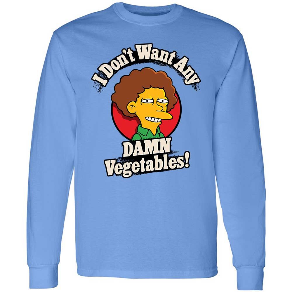 I Don't Want Any Damn Vegetables! - Carolina Blue - 5