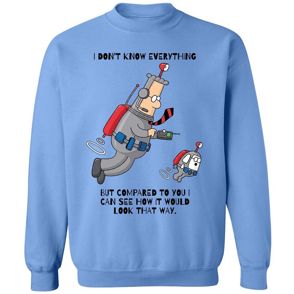 I don't know everything - Carolina Blue - 5