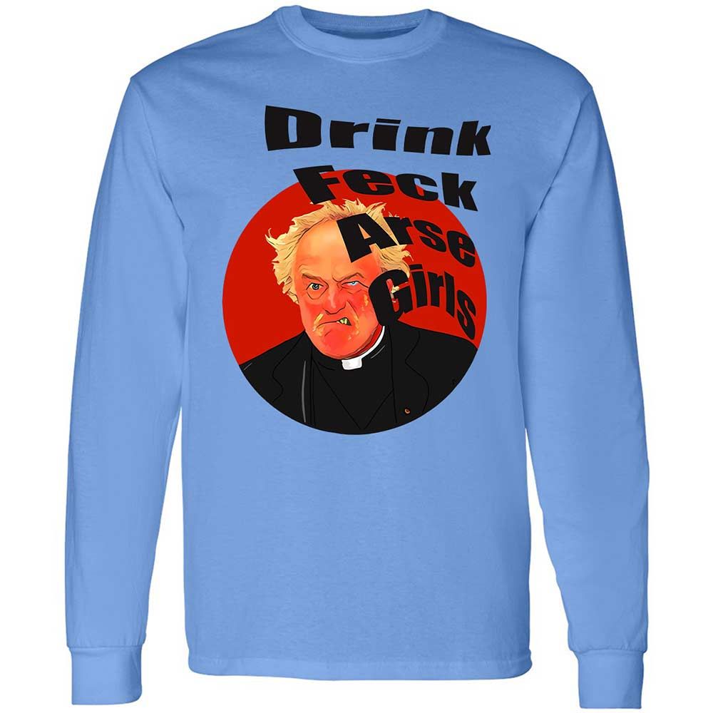 Long Sleeve T-Shirt - YWNVAZJB - Carolina Blue - 5