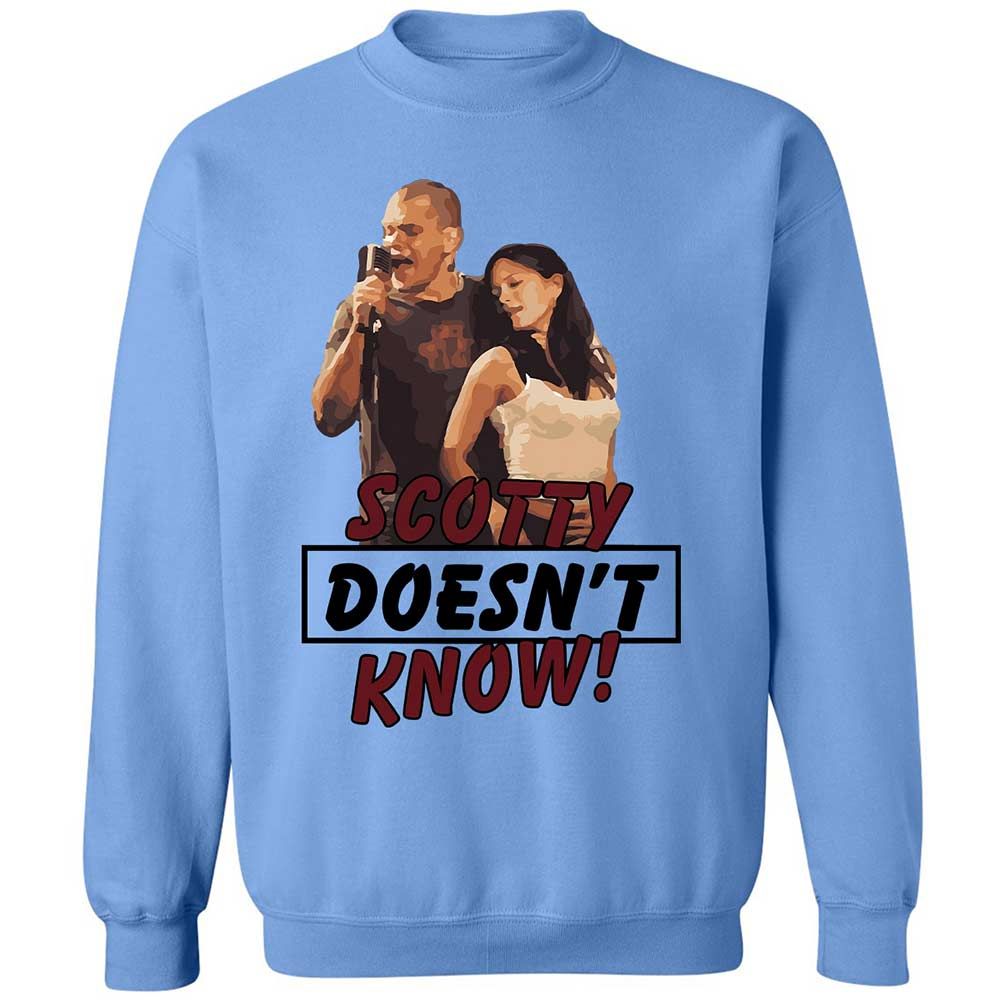 He Doesn't Know - Carolina Blue - 5
