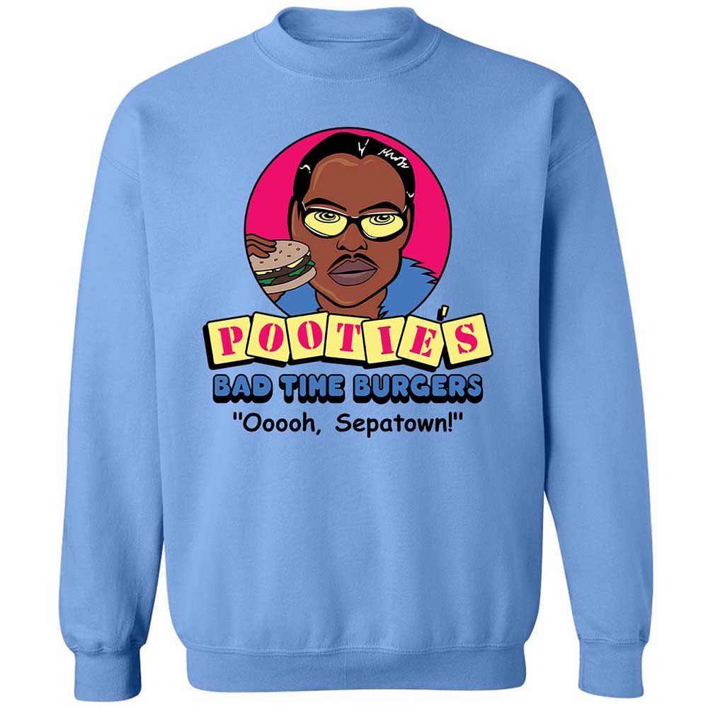 Pootie's Bad Time Burgers - Carolina Blue - 5