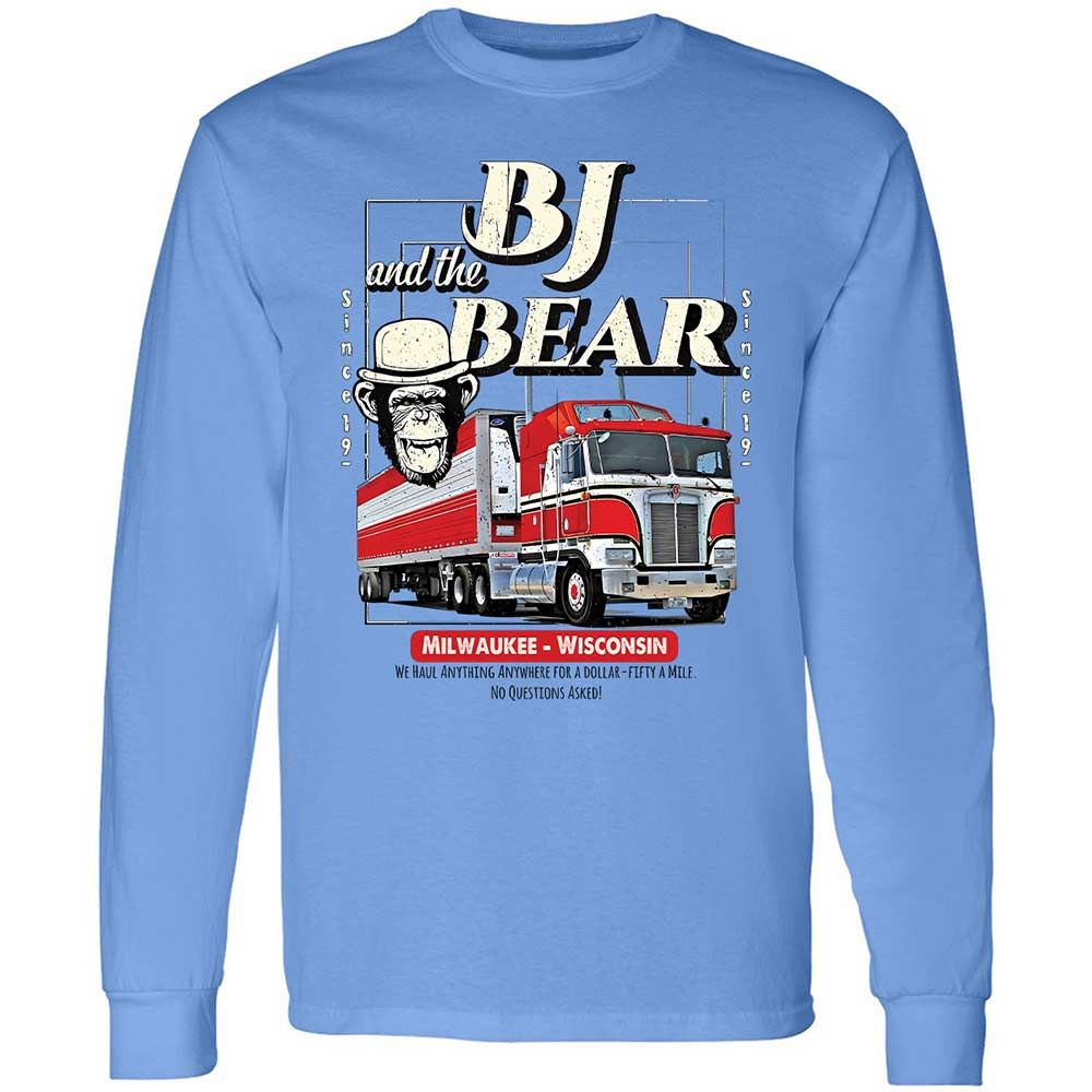 Long Sleeve T-Shirt - GG8X2JE7 - Carolina Blue - 5