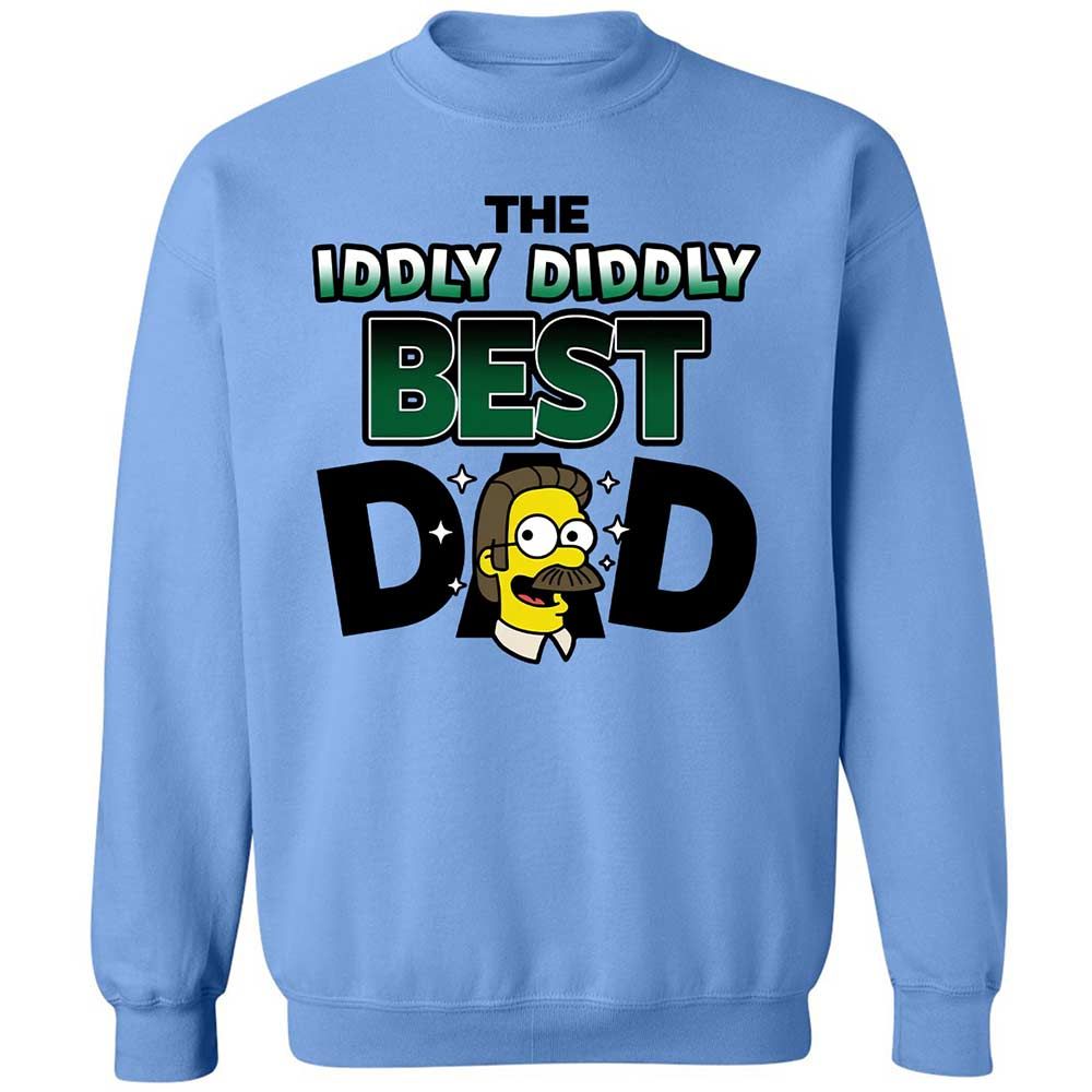The Iddly diddly best dad - Carolina Blue - 5