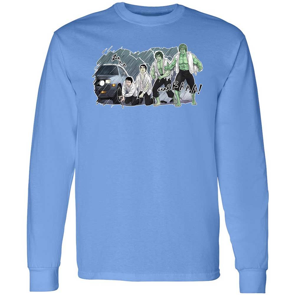 Long Sleeve T-Shirt - ZEGL7C46 - Carolina Blue - 5
