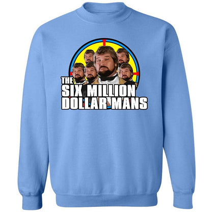 Classic Unisex Sweatshirt - White - Carolina Blue - 5