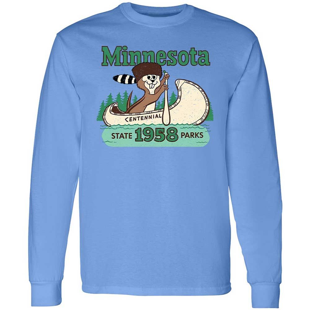Long Sleeve T-Shirt - 3BCN2Y75 - Carolina Blue - 5