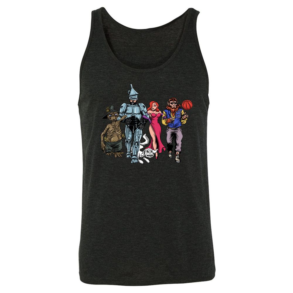 Unisex Jersey Tank - 4VWBQ1D4 - Charcoal Black Triblend - 5