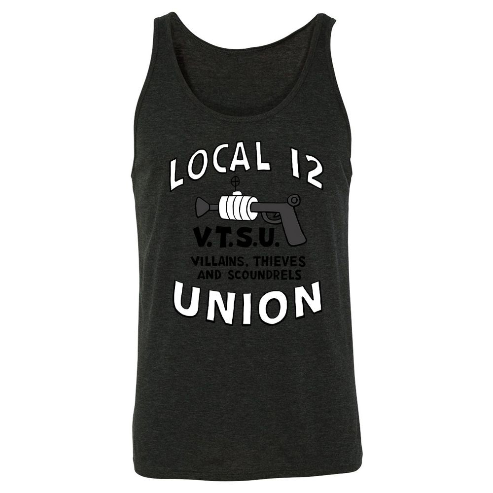 Unisex Jersey Tank - FETANWTV - Charcoal Black Triblend - 5