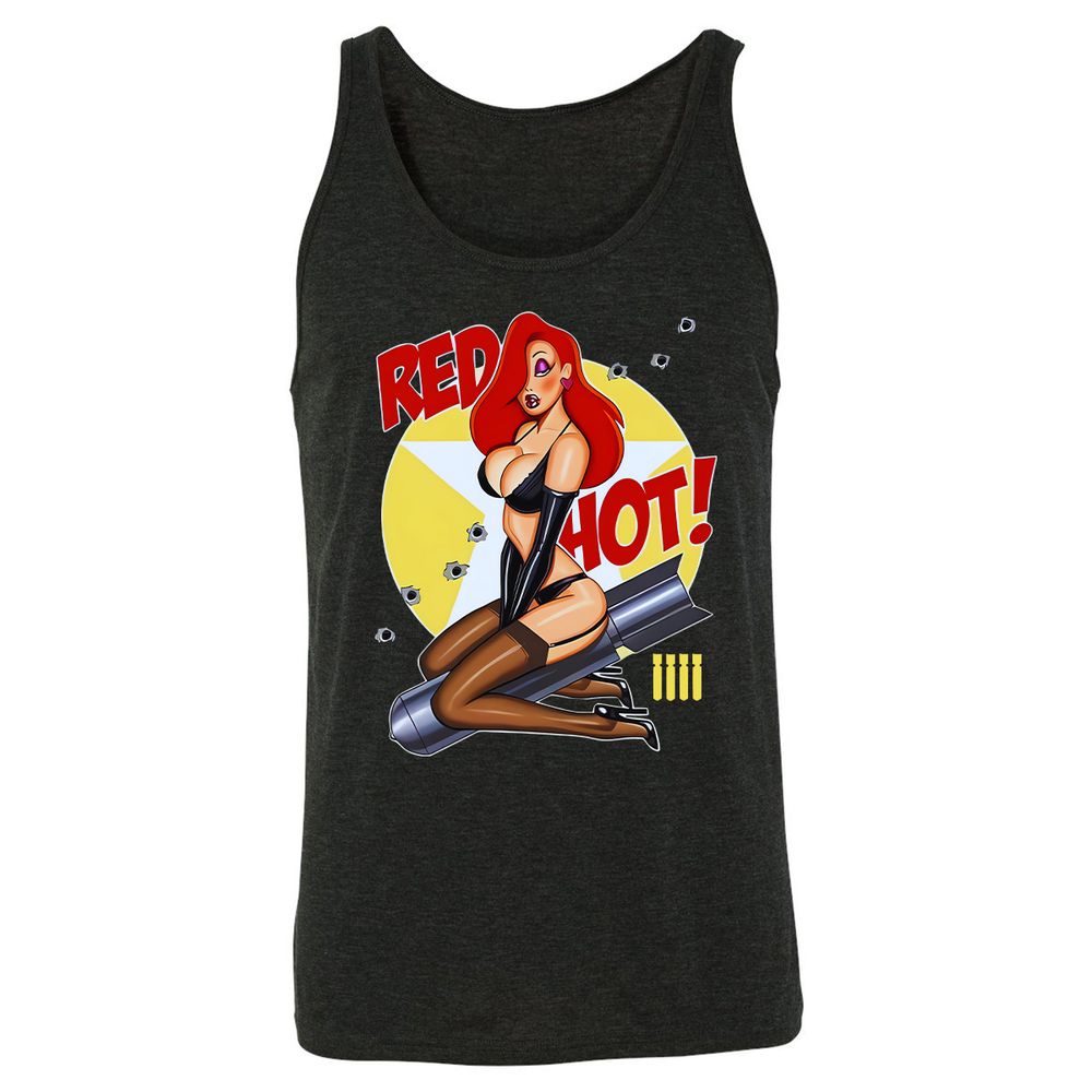 Unisex Jersey Tank - F24L4DV2 - Charcoal Black Triblend - 5