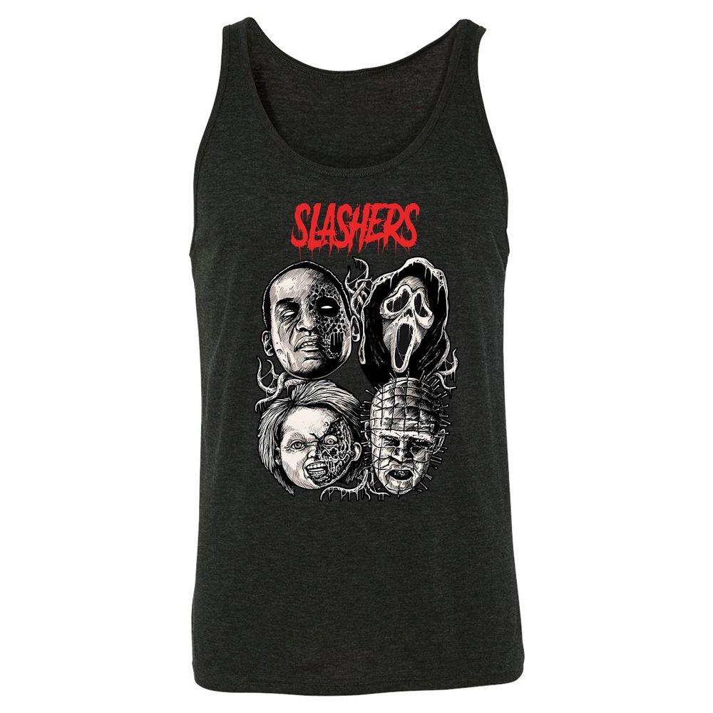 Unisex Jersey Tank - 1CDK2WZU - Charcoal Black Triblend - 5