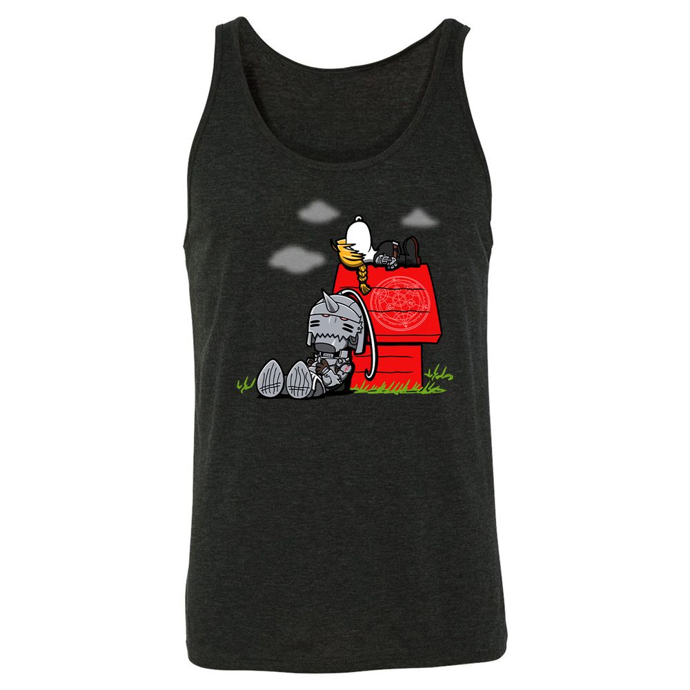 Unisex Jersey Tank - Y83L7DNK - Charcoal Black Triblend - 5
