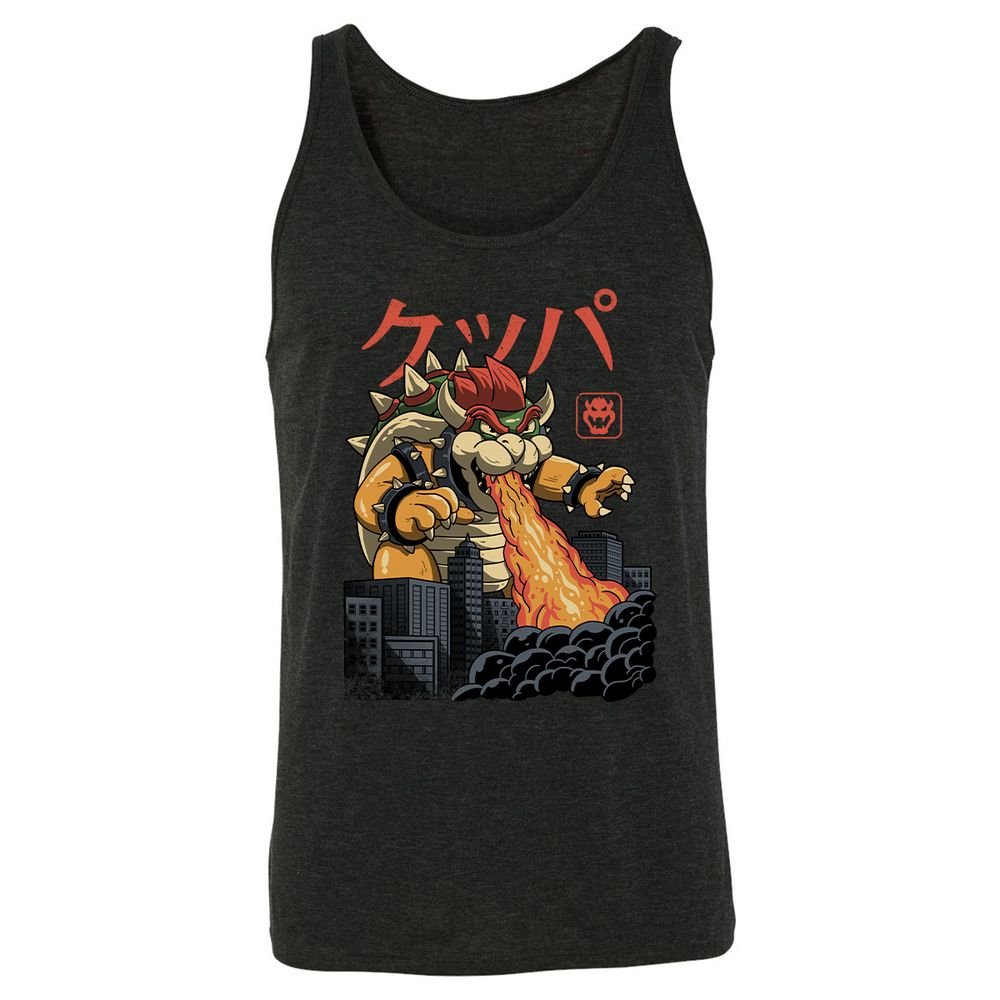 Unisex Jersey Tank - 4AB7GC44 - Charcoal Black Triblend - 5