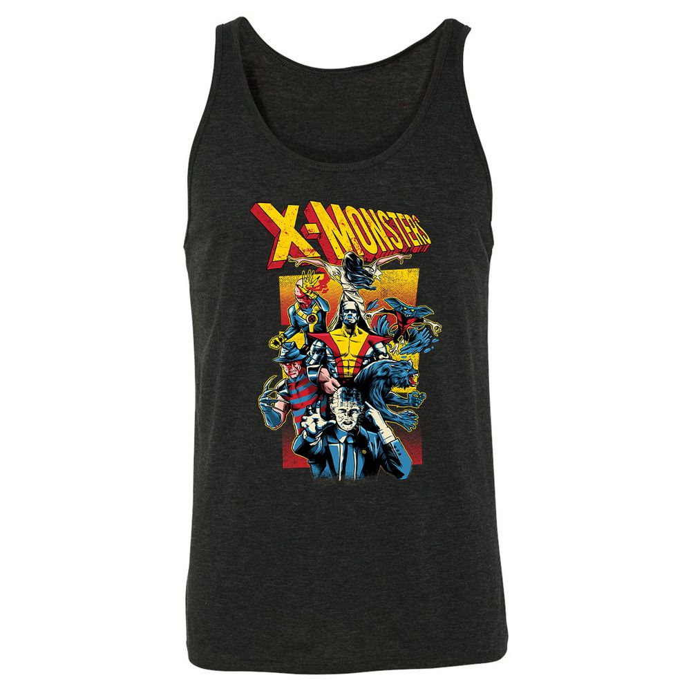 Unisex Jersey Tank - XMC913ZN - Charcoal Black Triblend - 5