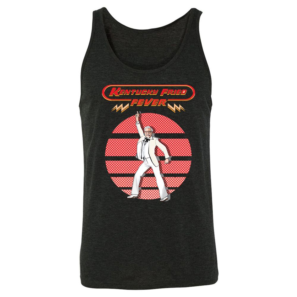 Unisex Jersey Tank - 36KJKMUY - Charcoal Black Triblend - 5