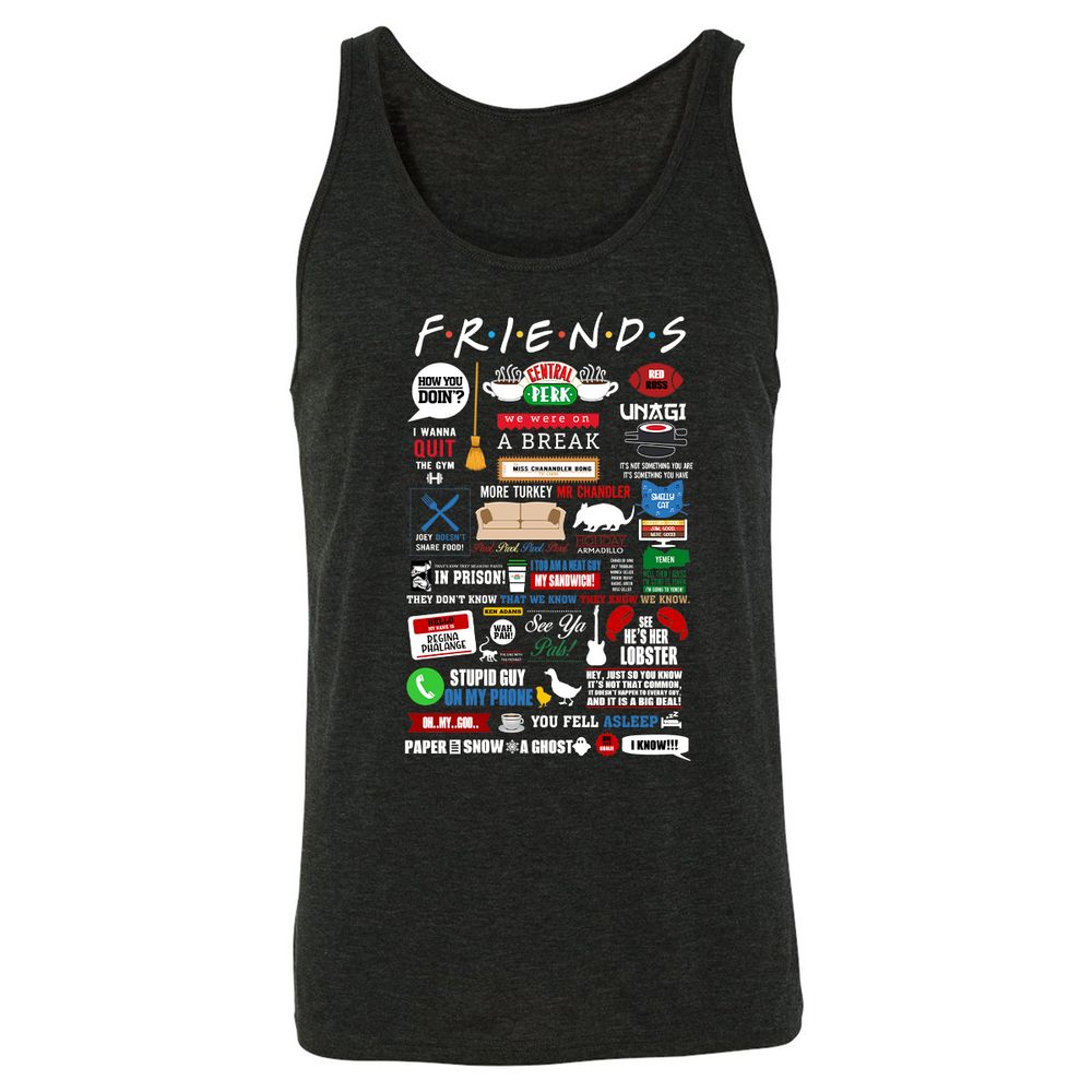 Unisex Jersey Tank - 1M29862G - Charcoal Black Triblend - 5