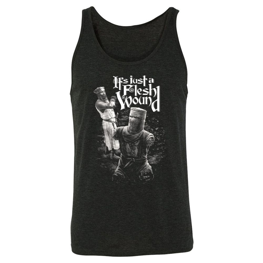 Unisex Jersey Tank - QV5TG9L5 - Charcoal Black Triblend - 5