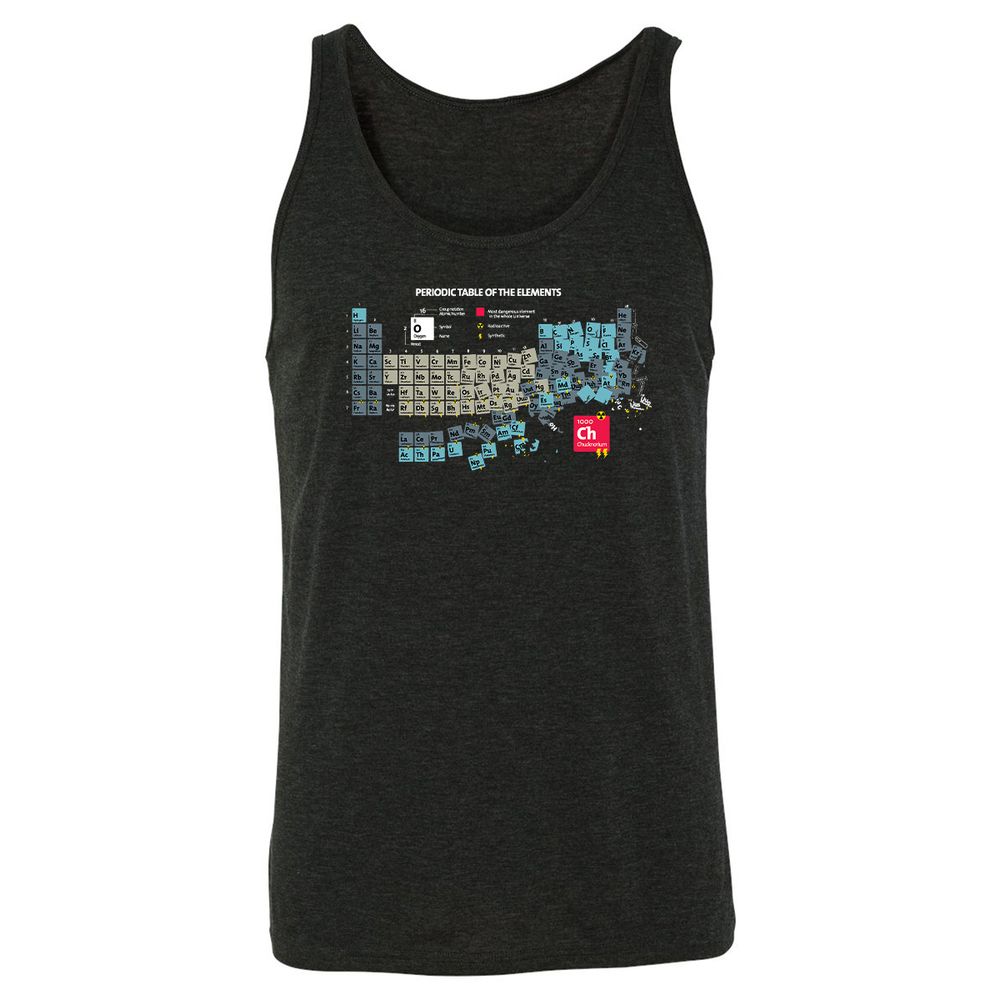 Unisex Jersey Tank - 9PXKYM5M - Charcoal Black Triblend - 5
