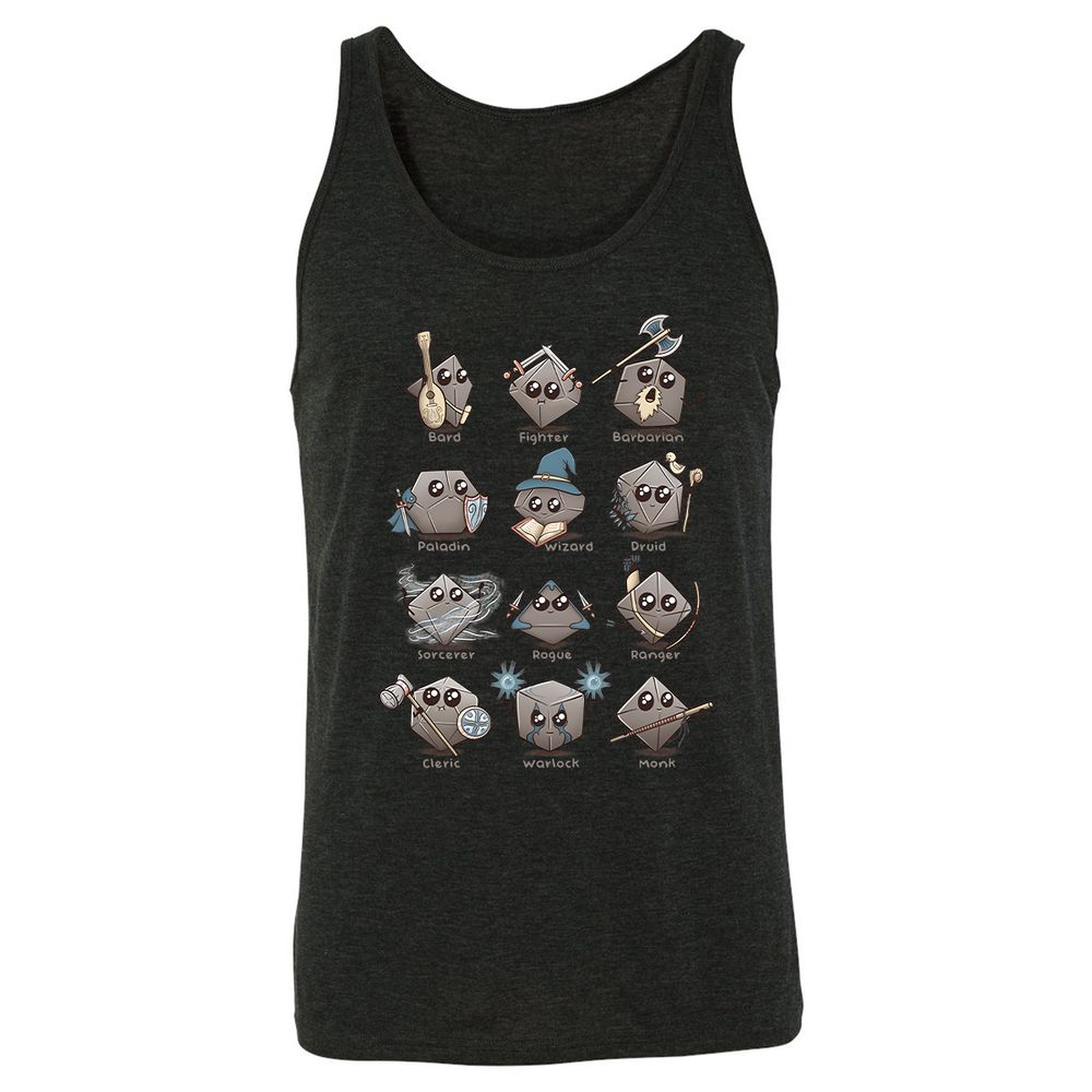 Unisex Jersey Tank - XG422SRC - Charcoal Black Triblend - 5