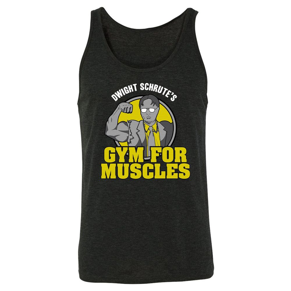 Unisex Jersey Tank - D821SQSU - Charcoal Black Triblend - 5