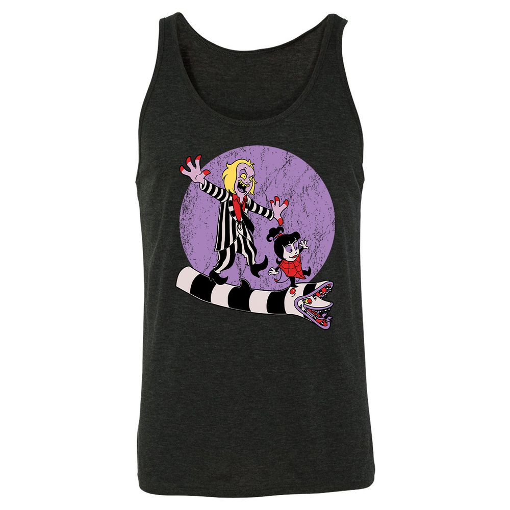 Unisex Jersey Tank - 6WUNRZLL - Charcoal Black Triblend - 5