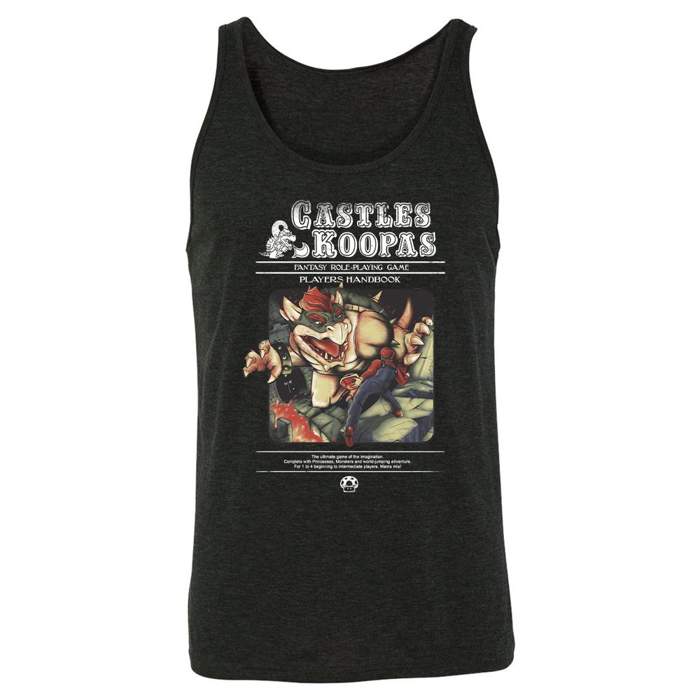 Unisex Jersey Tank - GWDSK33Z - Charcoal Black Triblend - 5