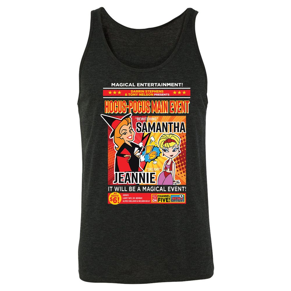 Unisex Jersey Tank - FR7FF6GX - Charcoal Black Triblend - 5