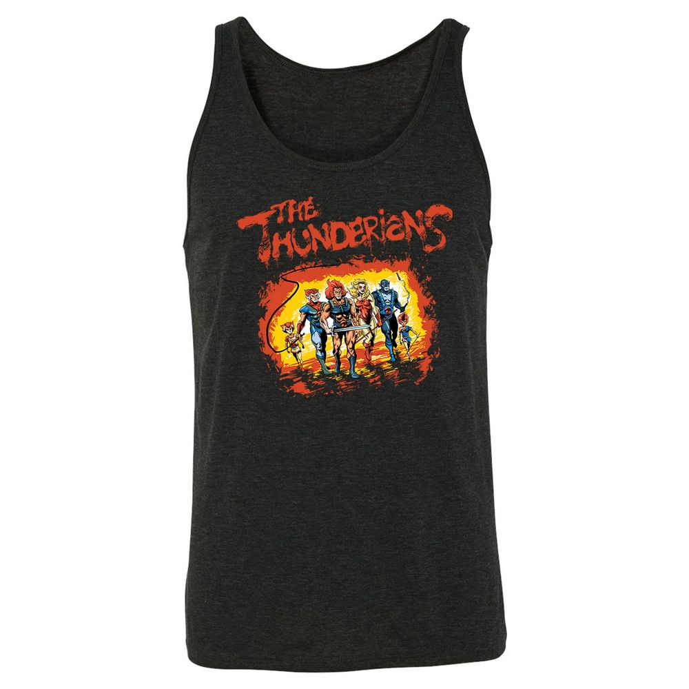 Unisex Jersey Tank - KFGV1YX9 - Charcoal Black Triblend - 5
