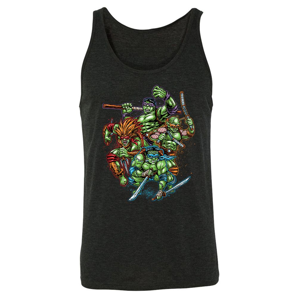 Unisex Jersey Tank - K7AVFE8Z - Charcoal Black Triblend - 5