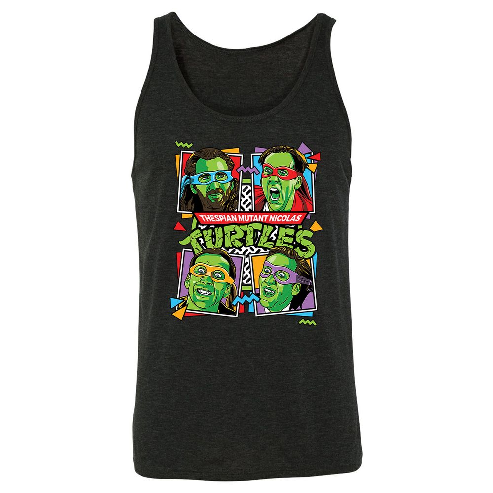 Unisex Jersey Tank - ZWWM7ZTB - Charcoal Black Triblend - 5