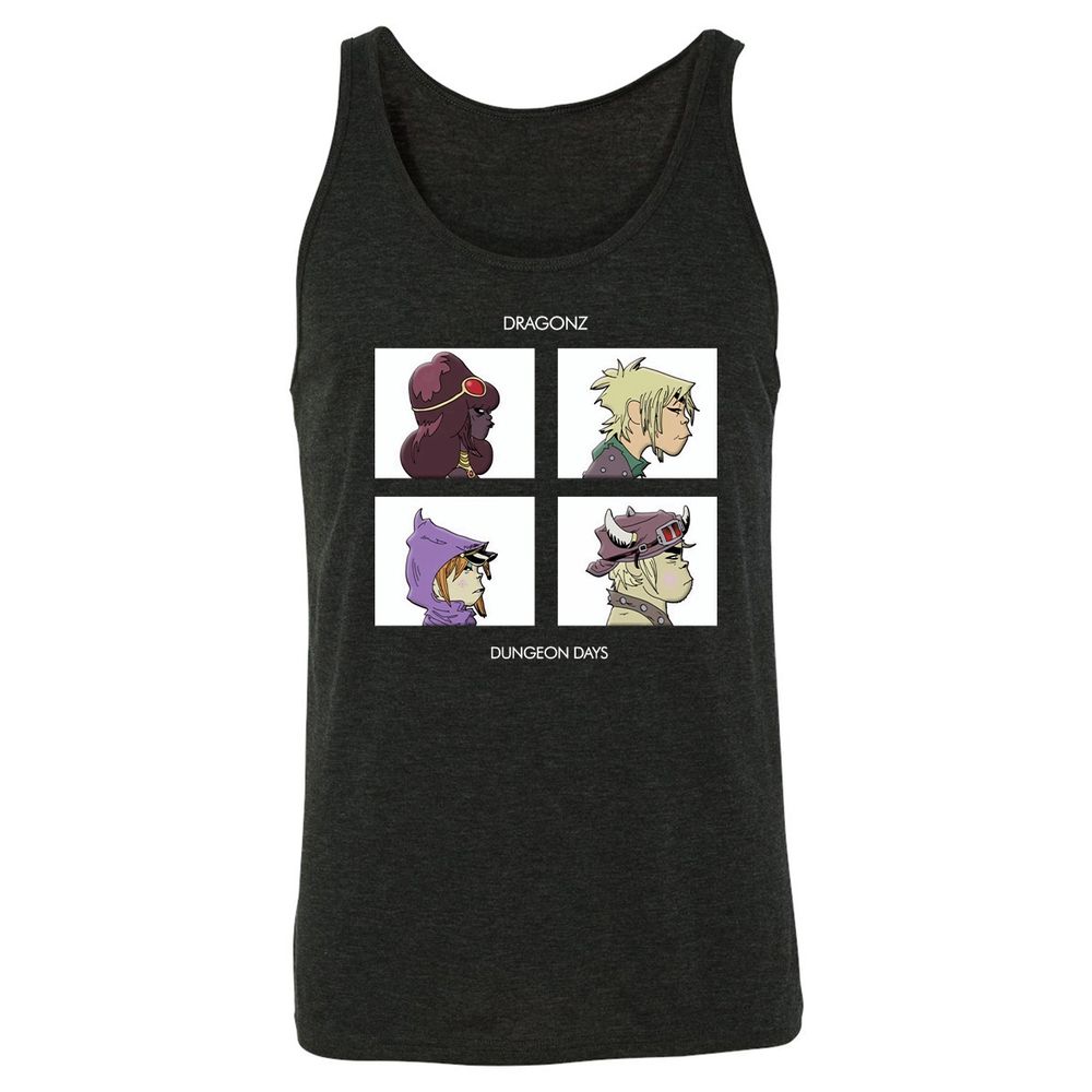 Unisex Jersey Tank - 6A8NJ1GM - Charcoal Black Triblend - 5