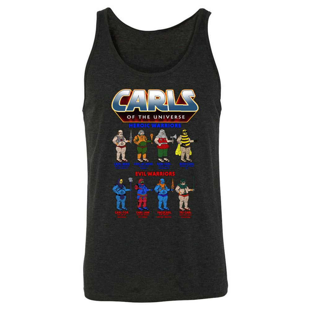 Unisex Jersey Tank - 42MP285J - Charcoal Black Triblend - 5