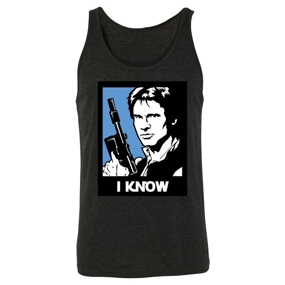 Unisex Jersey Tank - HYMQAD3L - Charcoal Black Triblend - 5