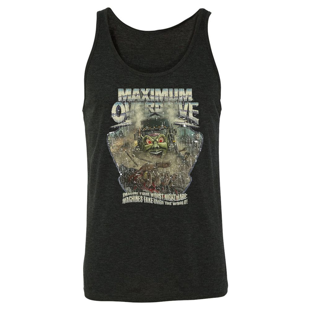 Unisex Jersey Tank - QH4L7K6L - Charcoal Black Triblend - 5