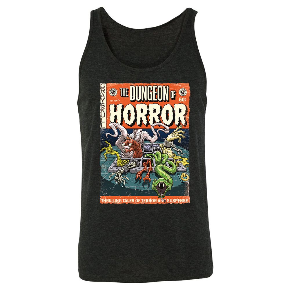 Unisex Jersey Tank - 4VNU32N6 - Charcoal Black Triblend - 5