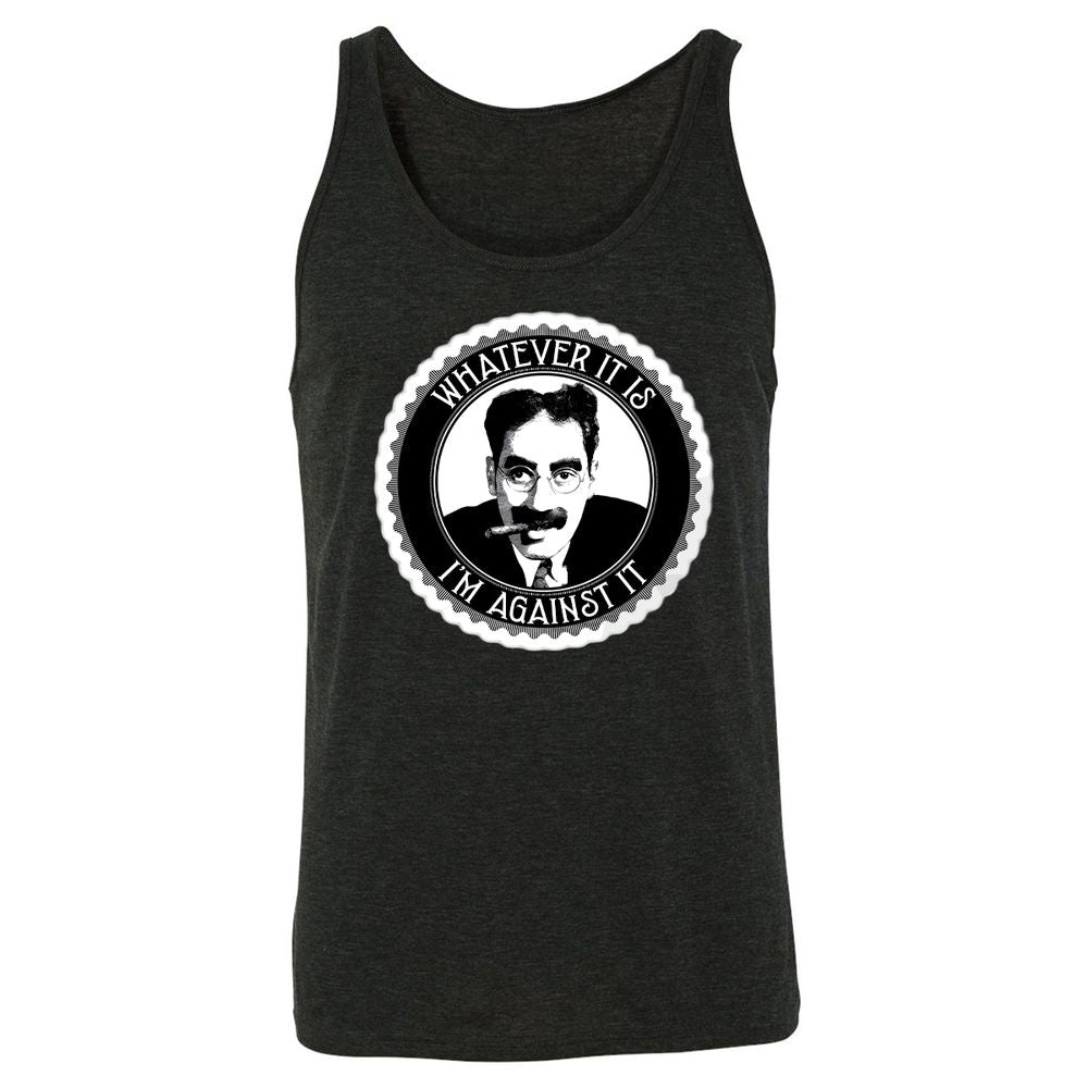 Whatever it is I'm against it - Charcoal Black Triblend - 5