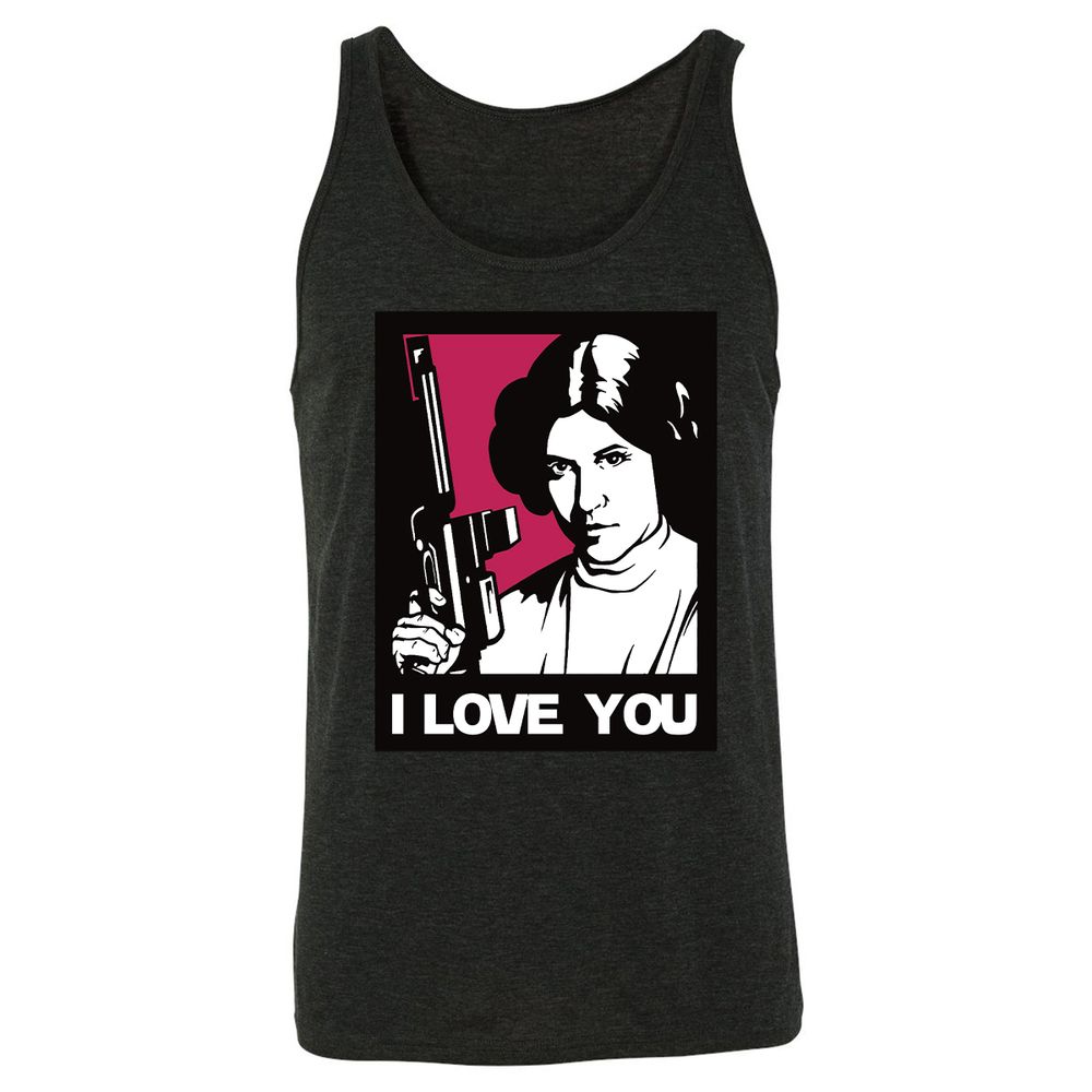 Unisex Jersey Tank - LP2NU599 - Charcoal Black Triblend - 5
