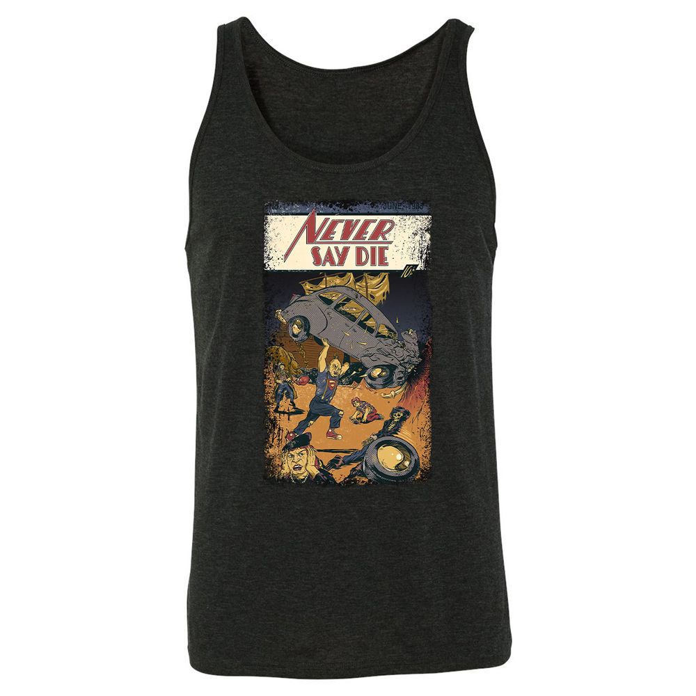 Unisex Jersey Tank - X66HVW1C - Charcoal Black Triblend - 5