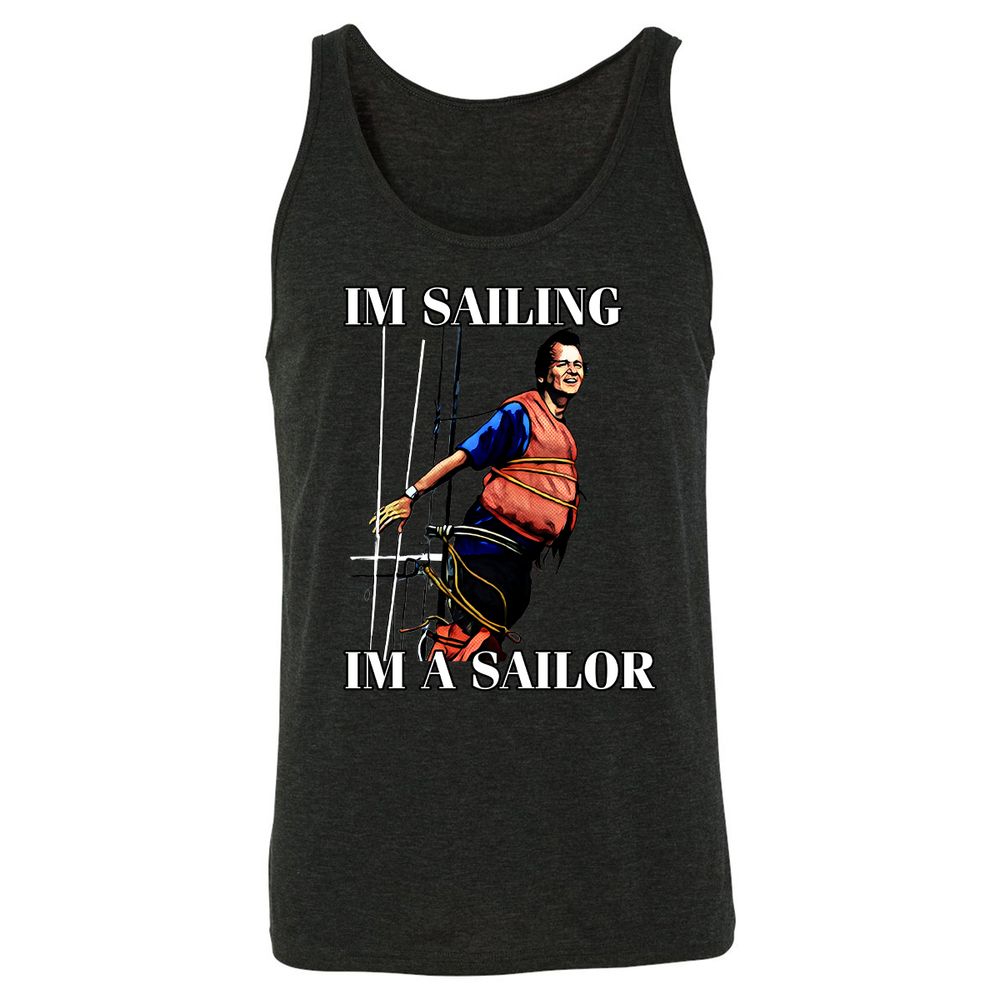 Im Sailing - Charcoal Black Triblend - 5
