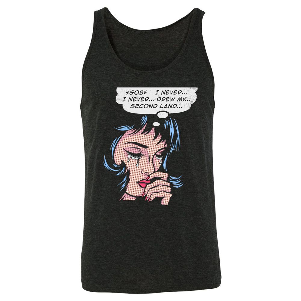 Unisex Jersey Tank - 5UBAQEZR - Charcoal Black Triblend - 5
