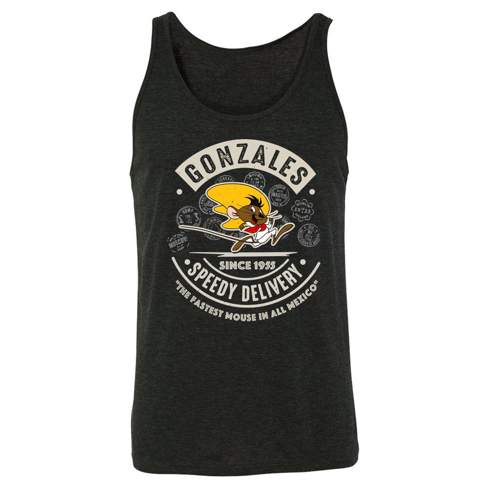 Unisex Jersey Tank - ABFATTZ7 - Charcoal Black Triblend - 5