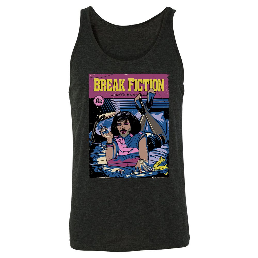 Unisex Jersey Tank - BCV6GG95 - Charcoal Black Triblend - 5