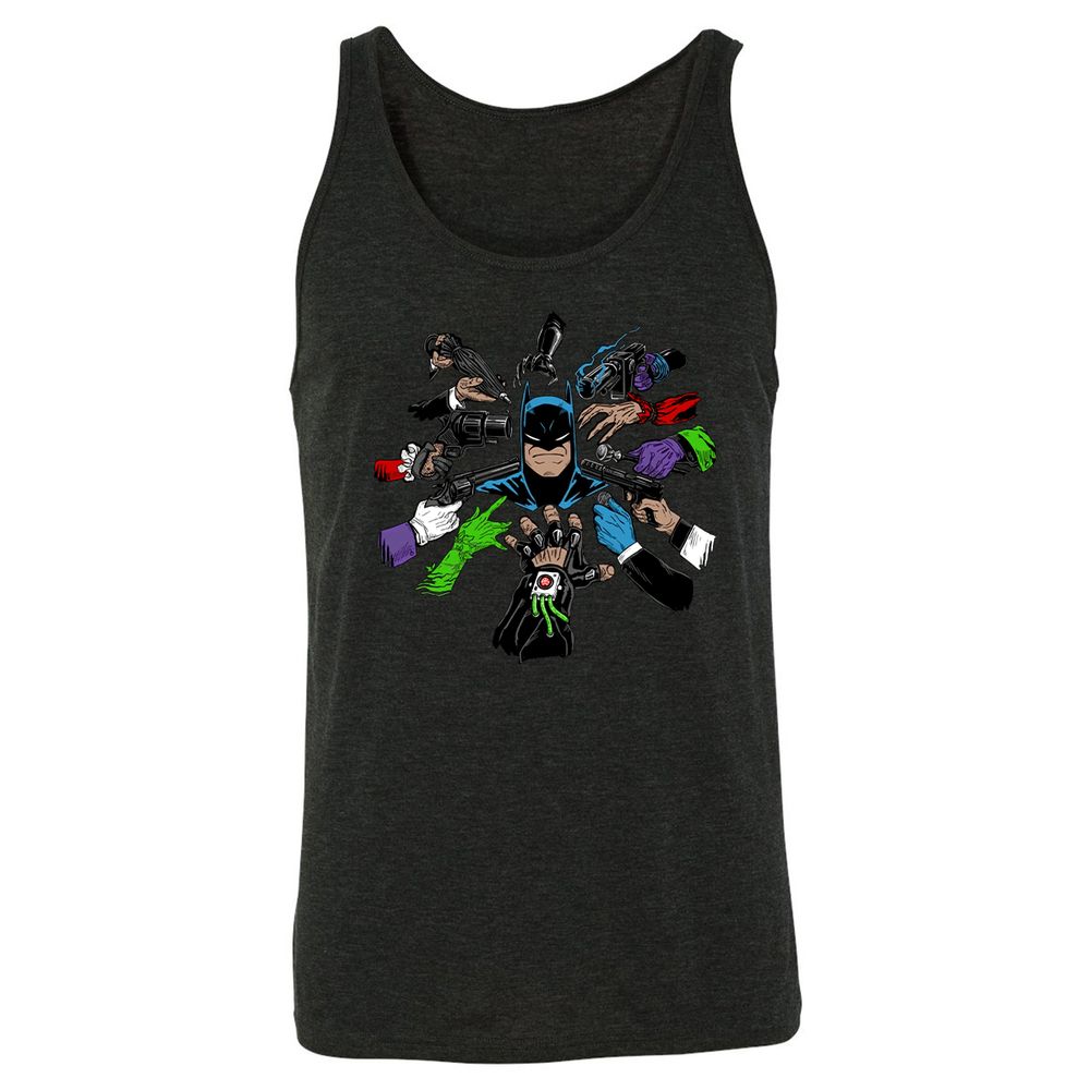 Unisex Jersey Tank - 5P2QBLCE - Charcoal Black Triblend - 5