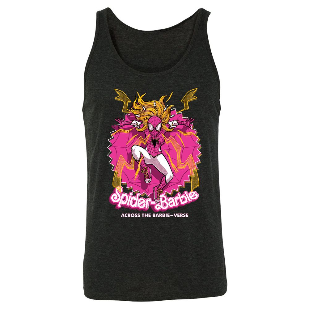 Unisex Jersey Tank - 253FU7RD - Charcoal Black Triblend - 5