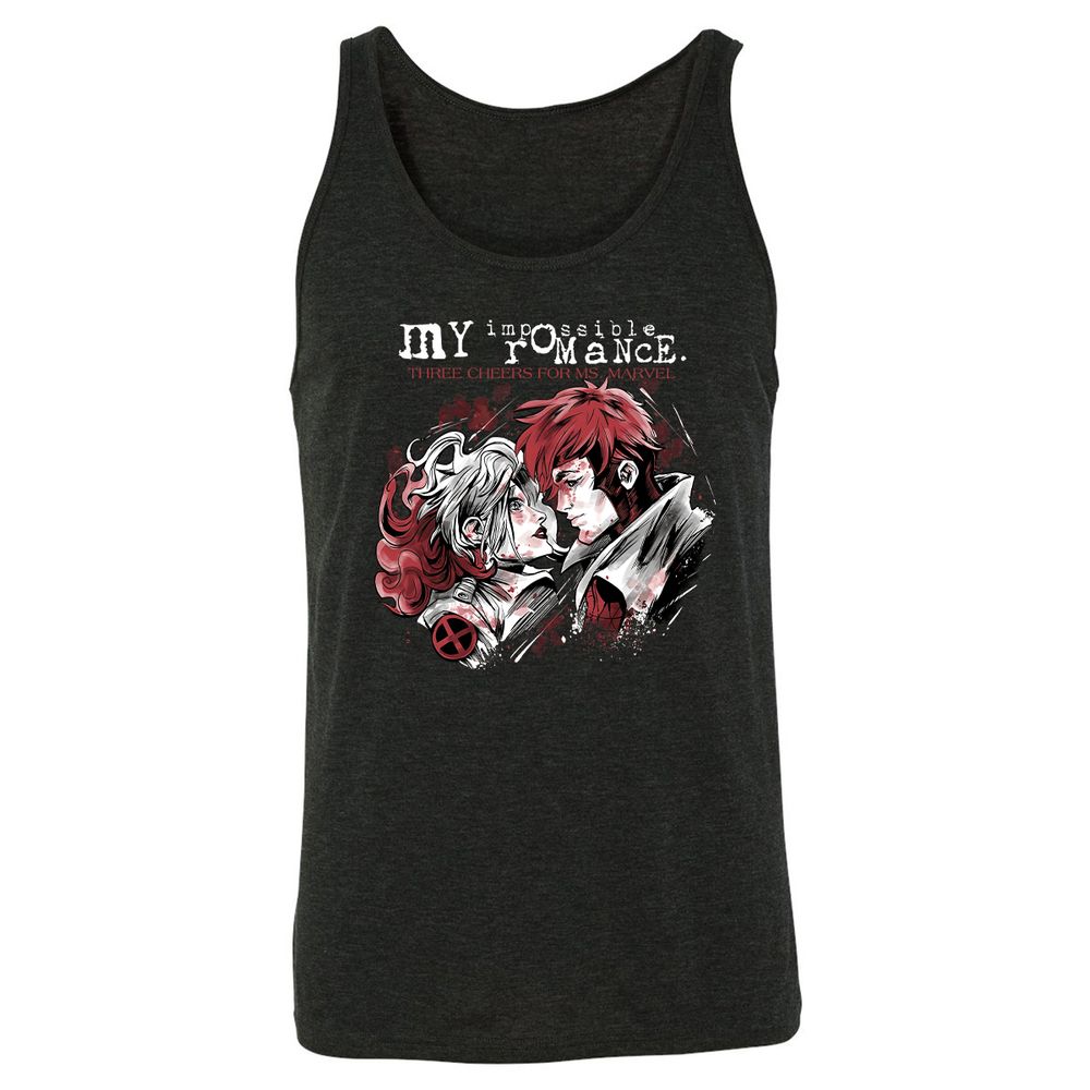 Unisex Jersey Tank - UEET3LYN - Charcoal Black Triblend - 5