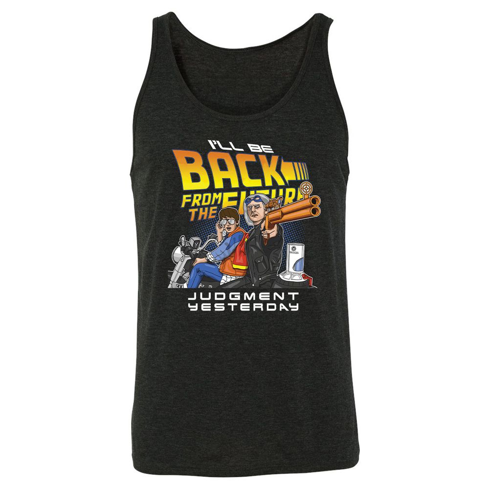 Unisex Jersey Tank - Q9PQQ5GT - Charcoal Black Triblend - 5